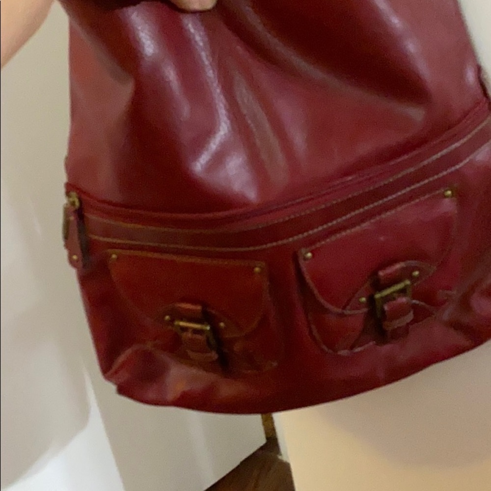 Red purse faux leather, clean and great condition - Picture 3 of 7